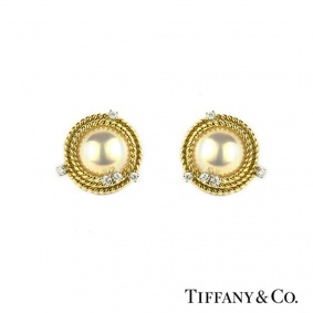 Tiffany & Co 18k Yellow Gold Jean Schlumberger Earrings